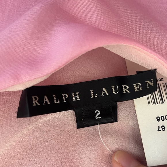 RALPH LAUREN 100% Silk Pink Dress - Picture 8 of 10